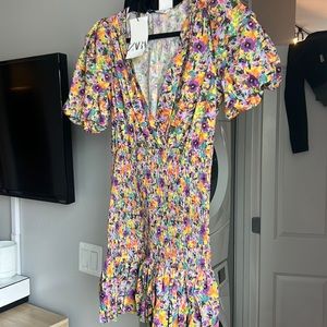 Floral Zara Puff Sleeve Dress